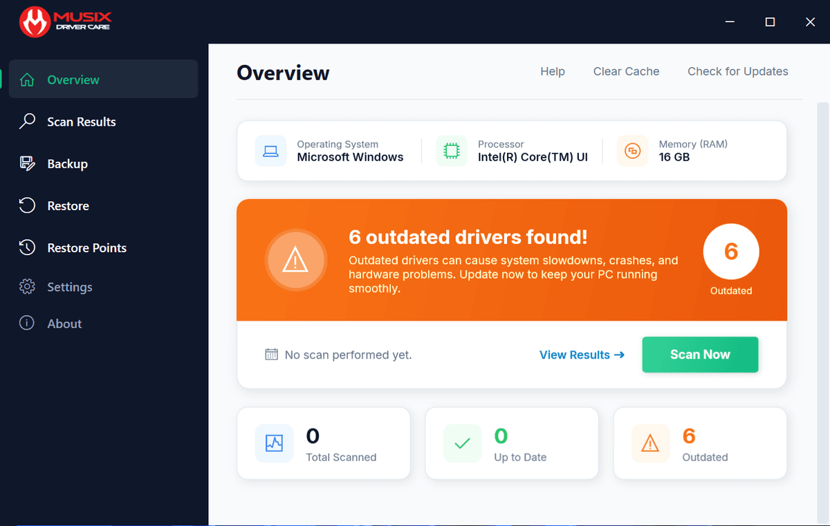 Musix Driver Care
